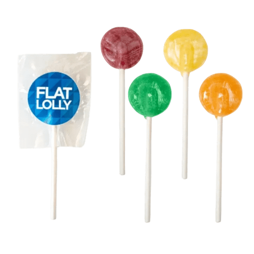 Flat Round Lollies