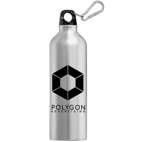 Branded 750ml Aluminium Water Bottle with a printed design from Total Merchandise