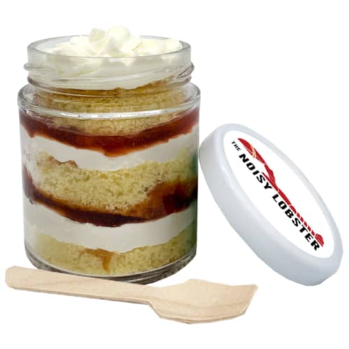 Victoria Sponge Cake Jars