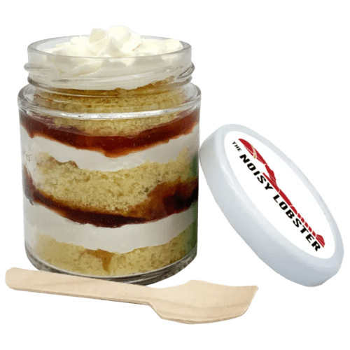 Victoria Sponge Cake Jars