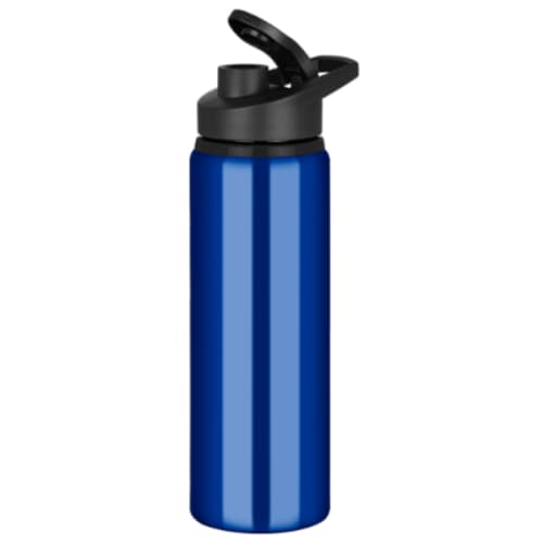 Tide Metal Water Bottle with Snap Cap in Blue