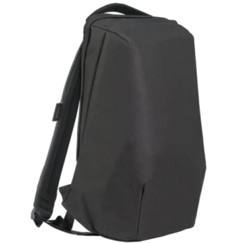 Custom Branded RPET Anti-Theft backpack with a printed design from Total Merchandise