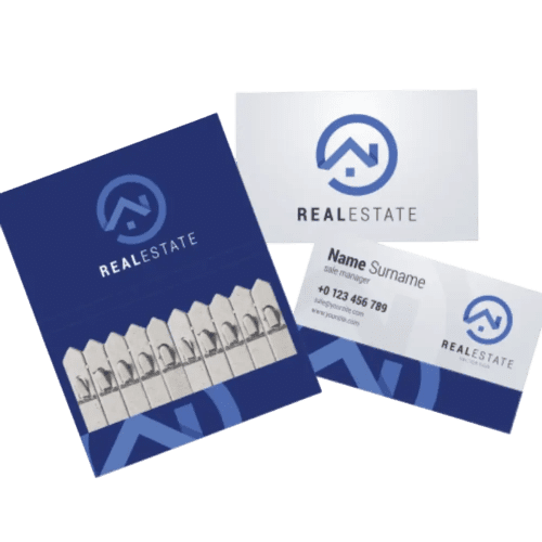 Custom Branded Business card seedsticks with a promotional printed design from Total Merchandise