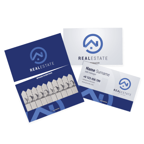 Custom Branded Business card seedsticks with a promotional printed design from Total Merchandise