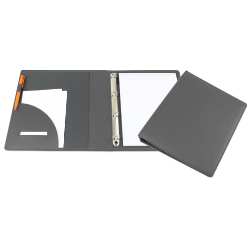 Como Colour Recycled Ring Binder in Grey