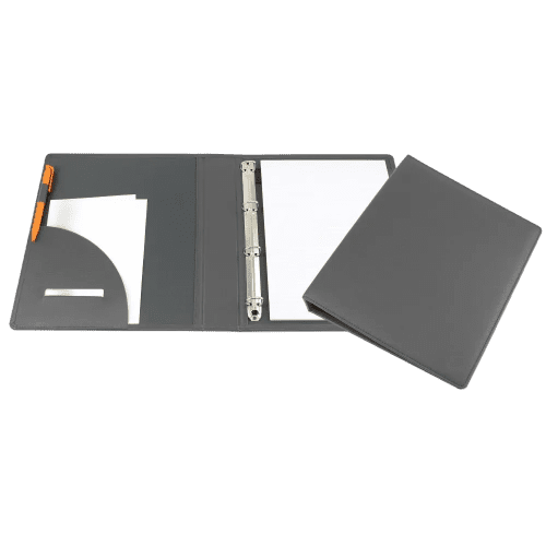 Como Colour Recycled Ring Binder in Grey