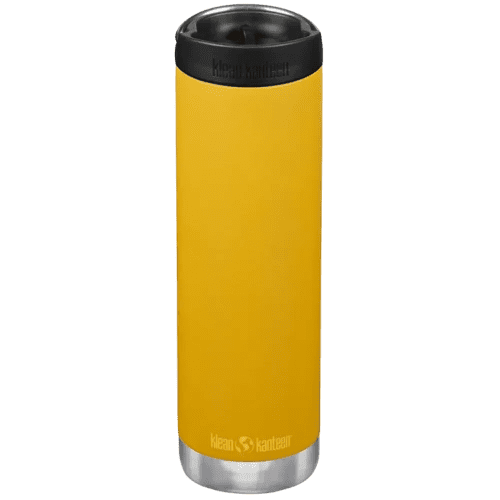 Custom 592ml Klean Kanteen Insulated TK Wide Café Cap Bottle in Marigold