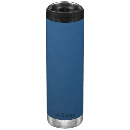 Personalised 592ml Klean Kanteen Insulated TK Wide Café Cap Bottle in Real Teal