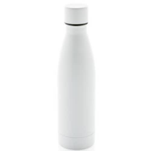 Custom branded Recycled Stainless Steel Vacuum Insulated bottle with a design from Total Merchandise