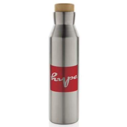 Promotional printed Gaia Recycled Stainless Steel Vacuum Bottle from Total Merchandise