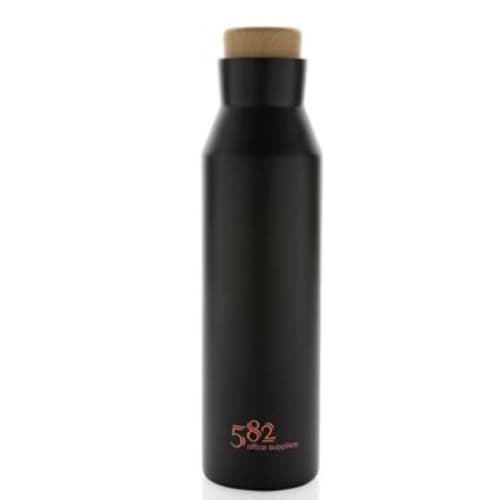 Branded Gaia Recycled Stainless Steel Vacuum Bottle from Total Merchandise