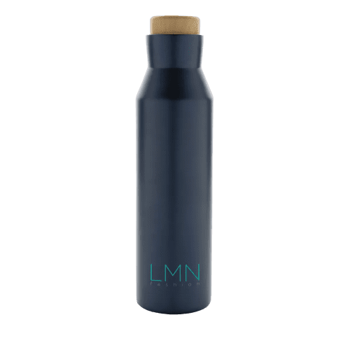 Custom printed Gaia Recycled Stainless Steel vacuum Bottle with a design from Total Merchandise