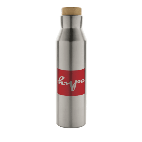 Promotional printed Gaia Recycled Stainless Steel Vacuum Bottle from Total Merchandise