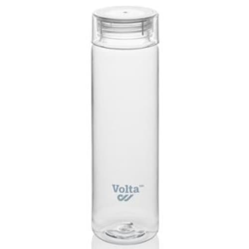 Custom printed RCS Recycled Water Bottle with a design from Total Merchandise - Transparent