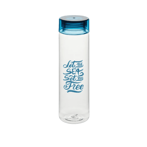 Branded RCS Recycled Water Bottle with a design from Total Merchandise - Blue