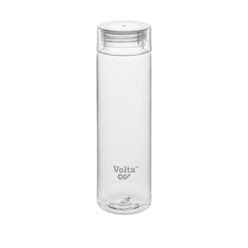 Custom printed RCS Recycled Water Bottle with a design from Total Merchandise - Transparent