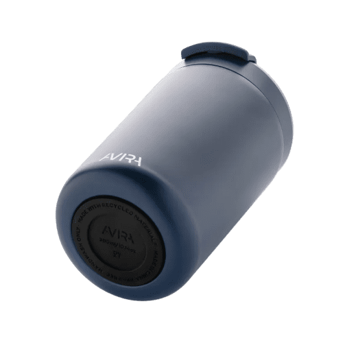 Branded 300ml Recycled Stainless Steel Tumblers from Total Merchandise - Navy - bottom view