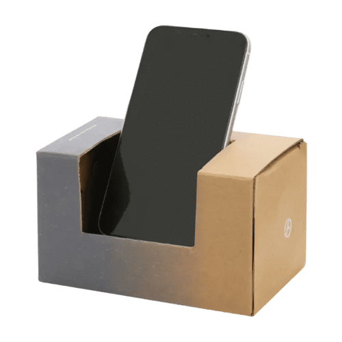 The packaging can be used as a phone stand