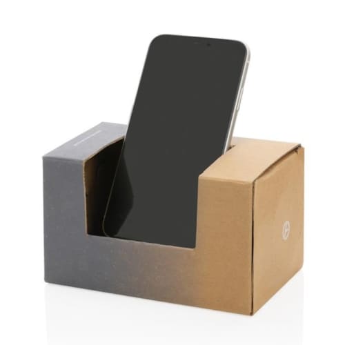 The packaging can be used as a phone stand