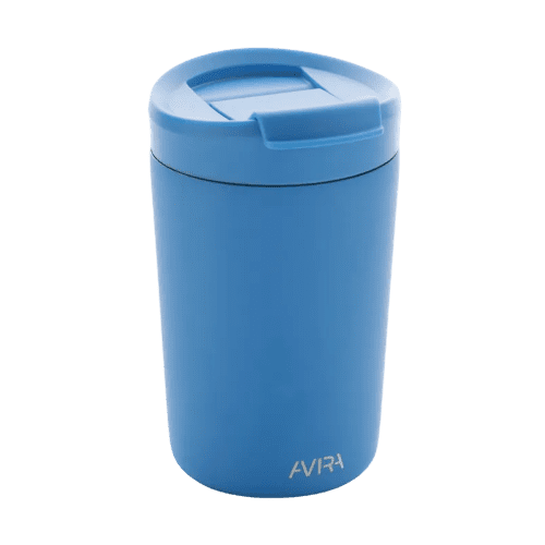 300ml Recycled Stainless Steel Tumblers from Total Merchandise - blue