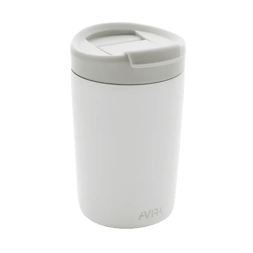 300ml Recycled Stainless Steel Tumblers from Total Merchandise - white