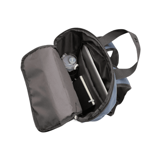 Inside of the RPET Everyday 14" Laptop Backpack from Total Merchandise