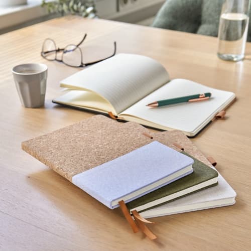 A5 Cork and Cotton Notebook