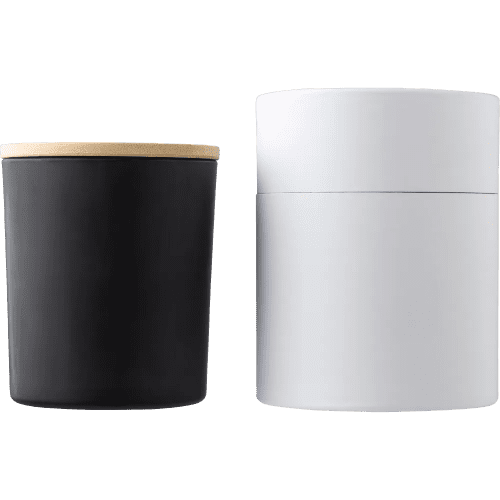 An image of the both the Glass Candles (est. 20 Hours) and the white gift tube