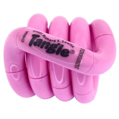 Promotional Official Tangle Puzzle in Pink printed with your company logo from Total Merchandise