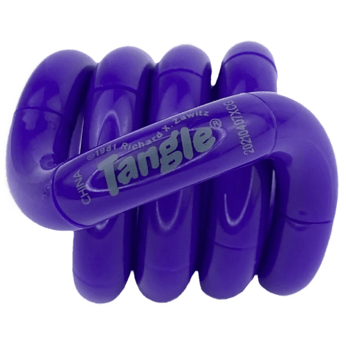 Custom branded Official Tangle Puzzle in Purple printed with your logo from Total Merchandise