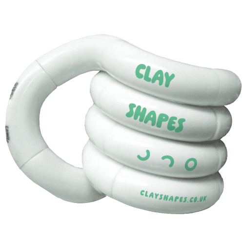 Logo printed Official Tangle Puzzle in White printed with your company logo from Total Merchandise