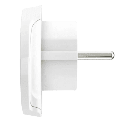 Custom branded World to Europe 3-Pole Adaptor with a design from Total Merchandise