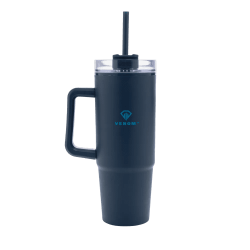 Promotional printed Tana RCS Recycled Plastic Tumbler with Handle, 900ml from Total Merchandise