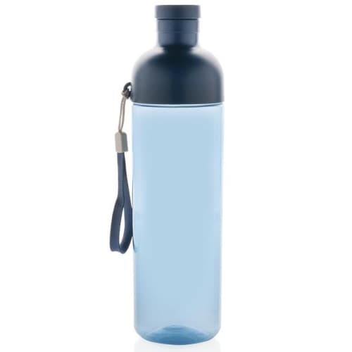 Custom Branded Impact RCS Recycled Plastic Water bottles with a design from Total Merchandise