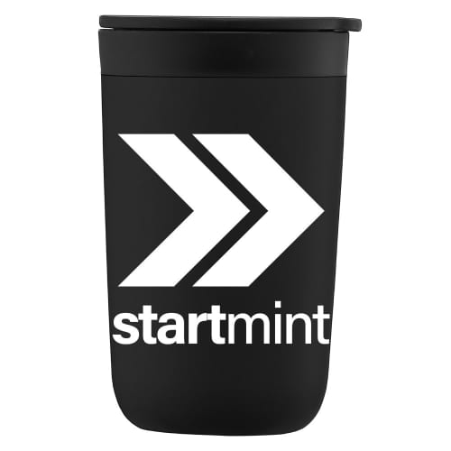 Custom branded 415ml Double Walled Tumbler with Recycled Liner in Black from Total Merchandise