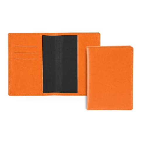 Promotional Belluno Passport Wallet in Orange  from Total Merchandise