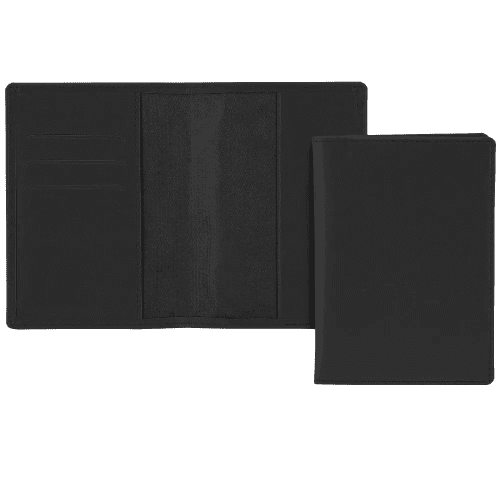 Promotional Belluno Passport Wallet in Black from Total Merchandise