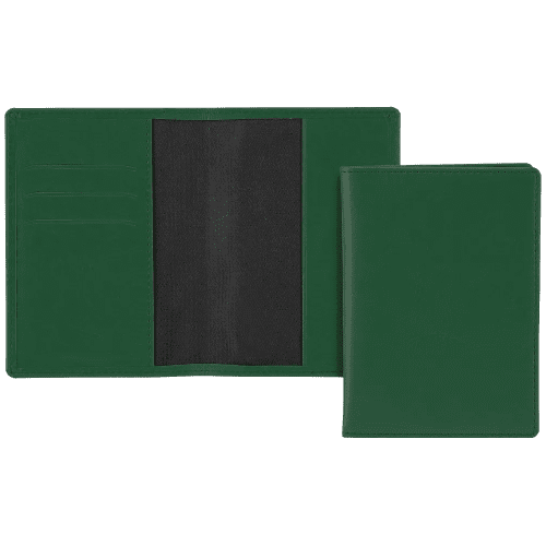 Promotional Belluno Passport Wallet in Mid Green from Total Merchandise