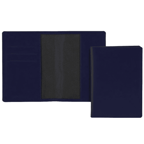 Promotional Belluno Passport Wallet in Navy from Total Merchandise