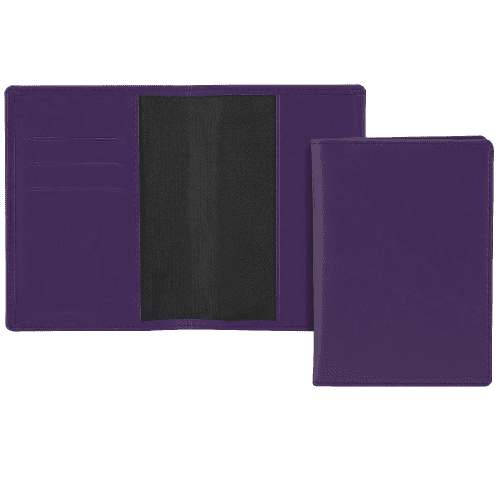 Promotional Belluno Passport Wallet in Purple from Total Merchandise