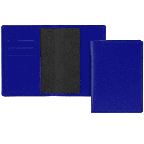 Promotional Belluno Passport Wallet in Reflex Blue from Total Merchandise