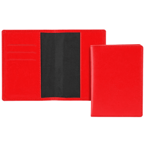 Promotional Belluno Passport Wallet in Vibrant Red from Total Merchandise