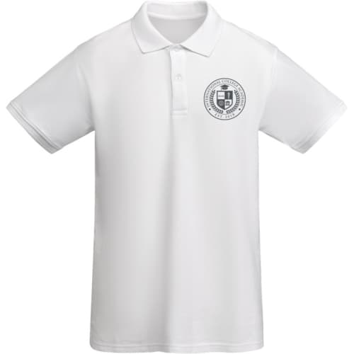 Roly Austral Unisex White Polo Shirt in White