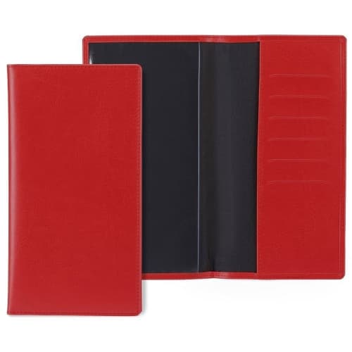 Custom Branded Belluno Travel Wallet in Deep Red from Total Merchandise