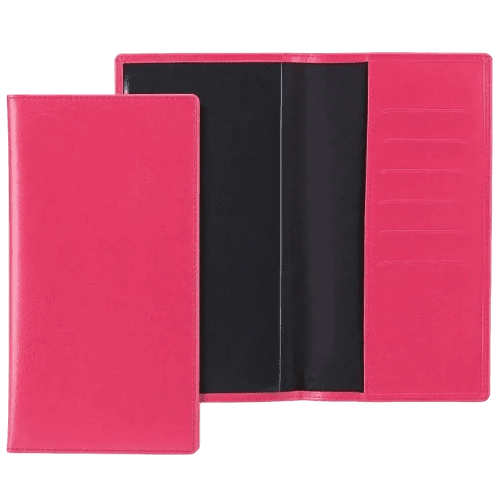 Custom Branded Belluno Travel Wallet in Cerise Pink from Total Merchandise