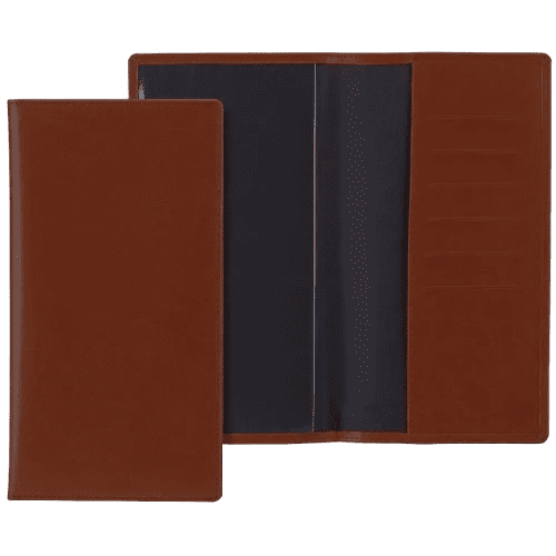 Custom Branded Belluno Travel Wallet in Chestnut Brown from Total Merchandise