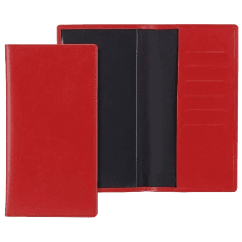 Custom Branded Belluno Travel Wallet in Deep Red from Total Merchandise