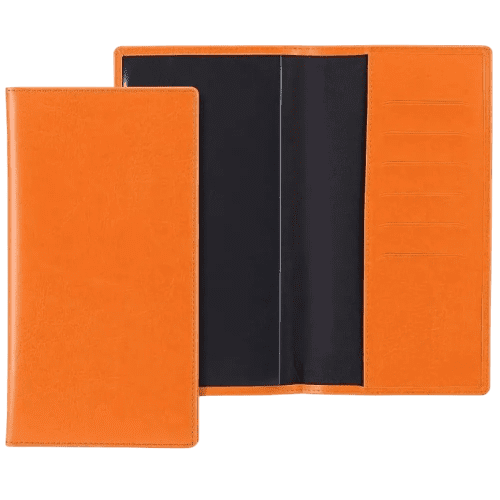 Custom Branded Belluno Travel Wallet in Orange from Total Merchandise