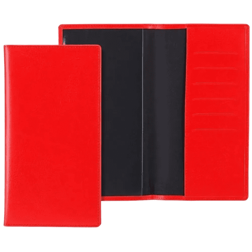 Custom Branded Belluno Travel Wallet in Vibrant Red from Total Merchandise