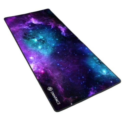 Custom XL Desk Mats in White with a full colour design from Total Merchandise